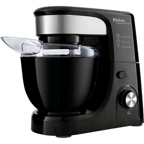 Batedeira Planetária Philco PHP500 Turbo 12 Velocidades 500w Preta - 127v
