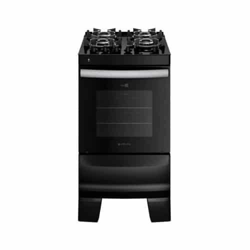Fogão de Piso 4 Bocas Agile Up Glass com Mesa de Vidro 300001662 Atlas