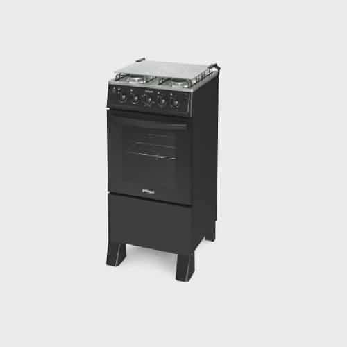 Fogão de Piso Itatiaia 4 Bocas Star New Preto – Bivolt